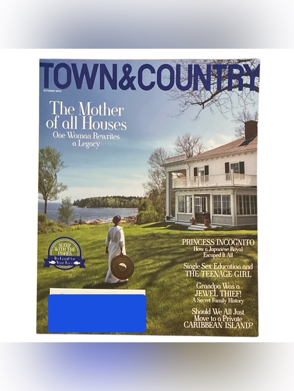 Town and Country Magazine October 2025 Princess Incognito Mother Of All Houses